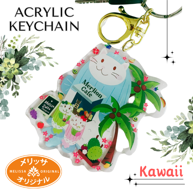 3月のライオン　カフェ　ハロウィン　デカキーホルダー　アクリルキーホルダー 3月のライオン カフェ ハロウィン デカキーホルダー アクリル