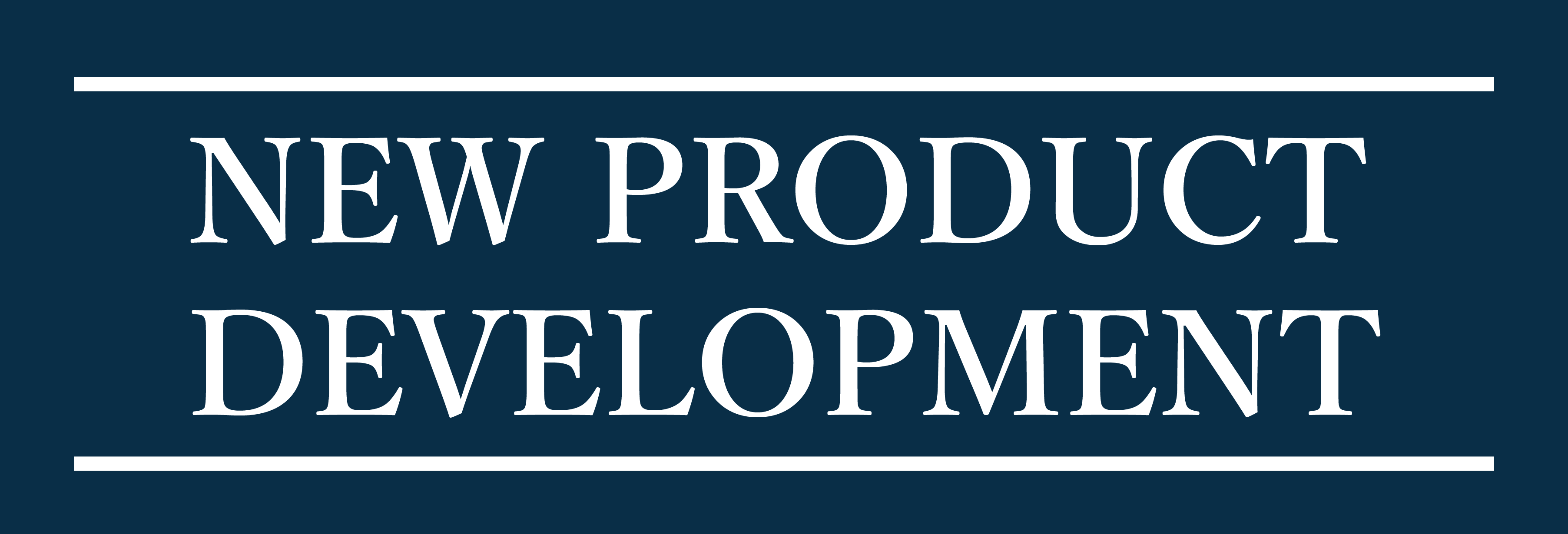 New product development